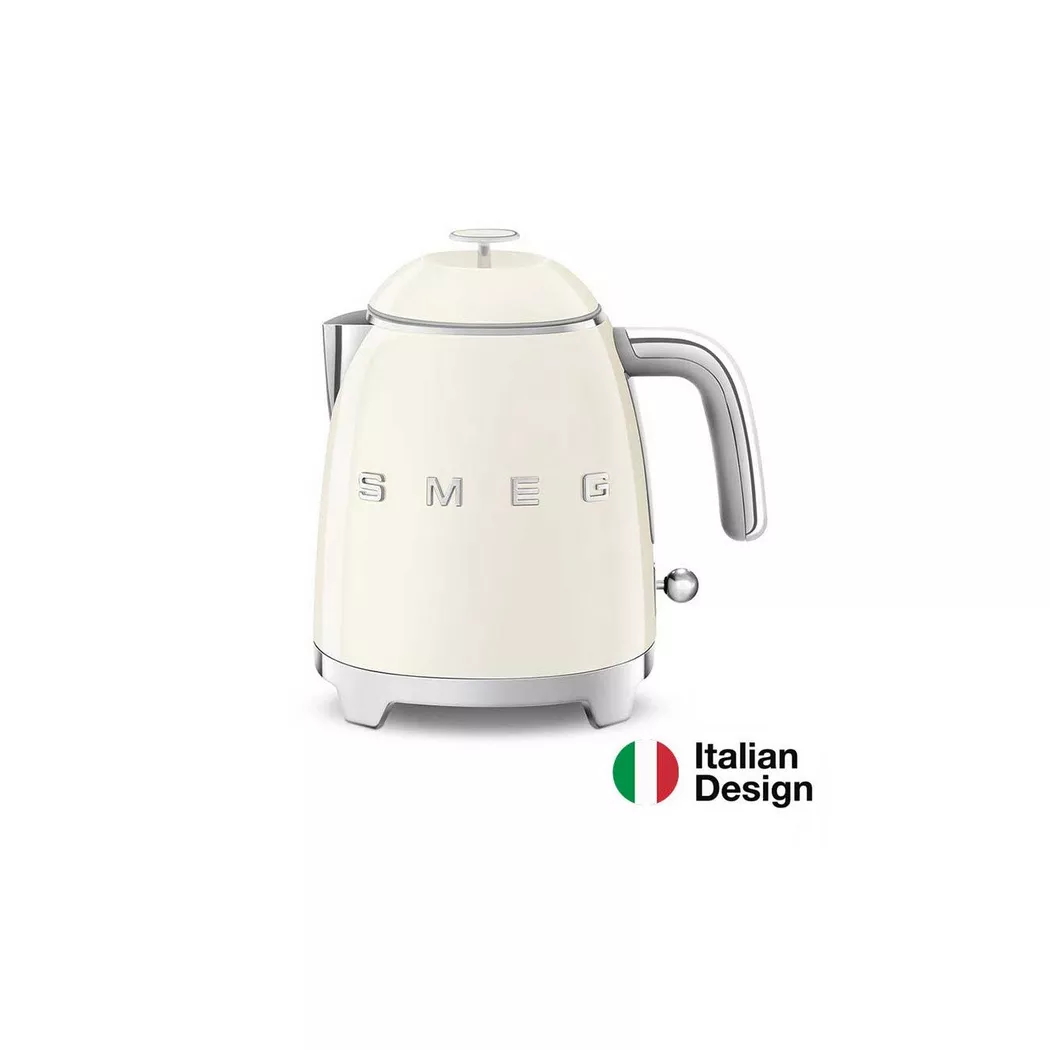 smeg – Mini-Wasserkocher 0,8l KLF05CREU, Creme, 0.8L