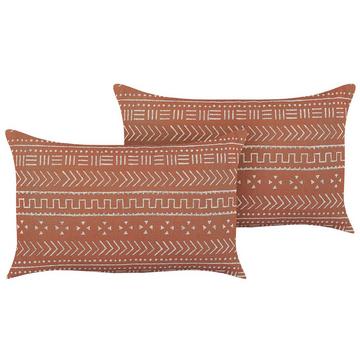 Lot de 2 coussins en Coton Boho ORLAYA