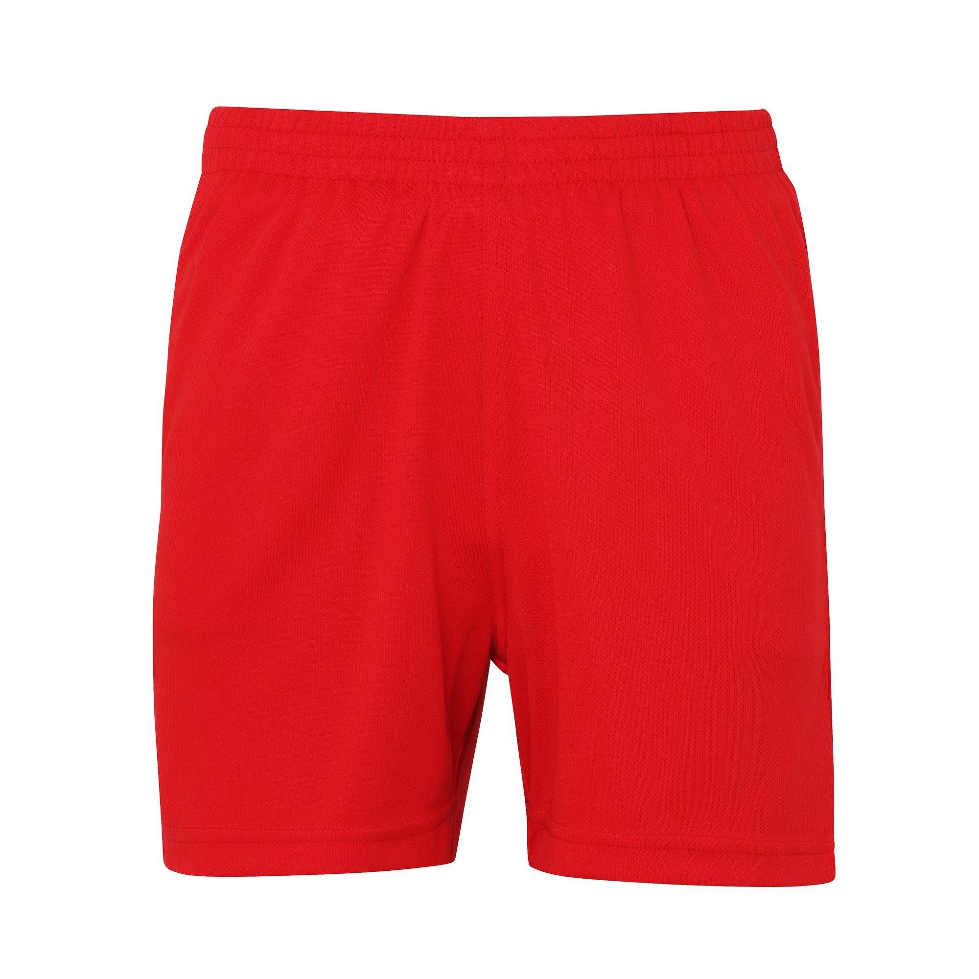 Image of Just Cool Sport Shorts Unisex Rot Bunt 12-13A