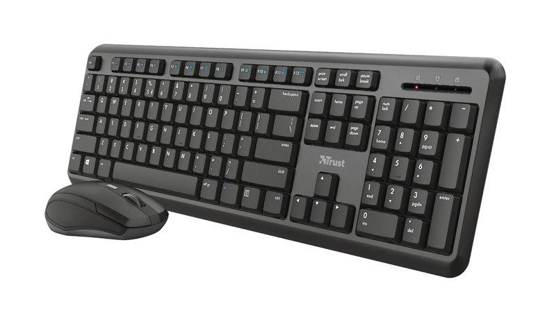 Image of ODY Tastatur Maus enthalten RF Wireless QWERTZ Deutsch Schwarz