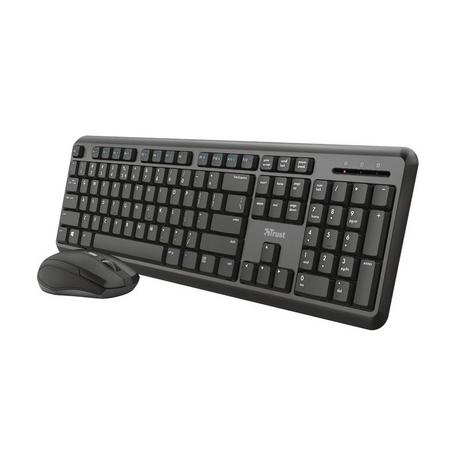 Trust  ODY Tastatur Maus enthalten RF Wireless QWERTZ Deutsch Schwarz 