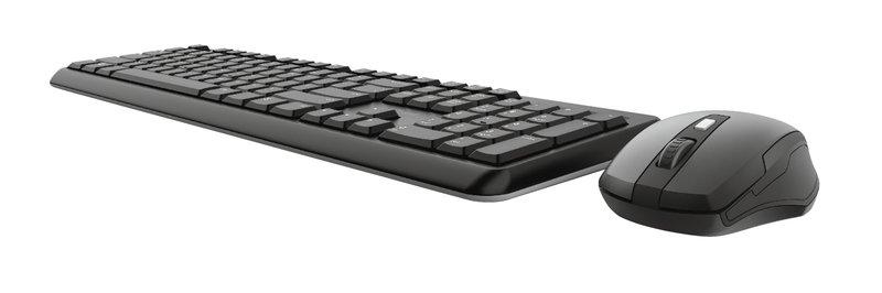 Trust  ODY Tastatur Maus enthalten RF Wireless QWERTZ Deutsch Schwarz 