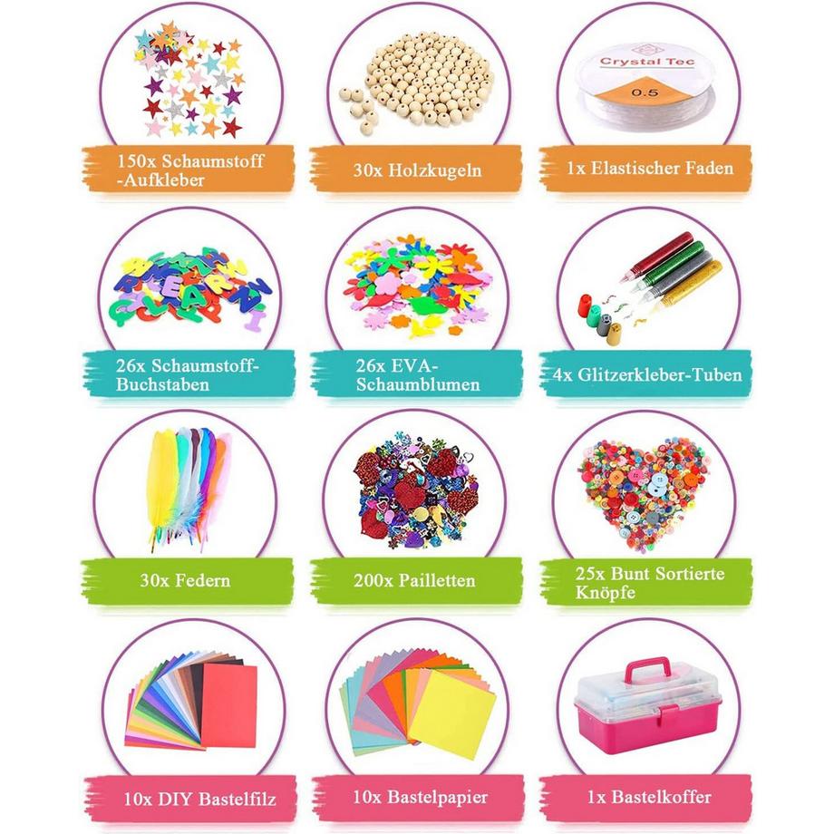 Activity-board  Bastelset Kinder, DIY Bastelset Kinder, Bastelbedarf Scrapbooking, Bastelbedarf für Kinder Bastelset 