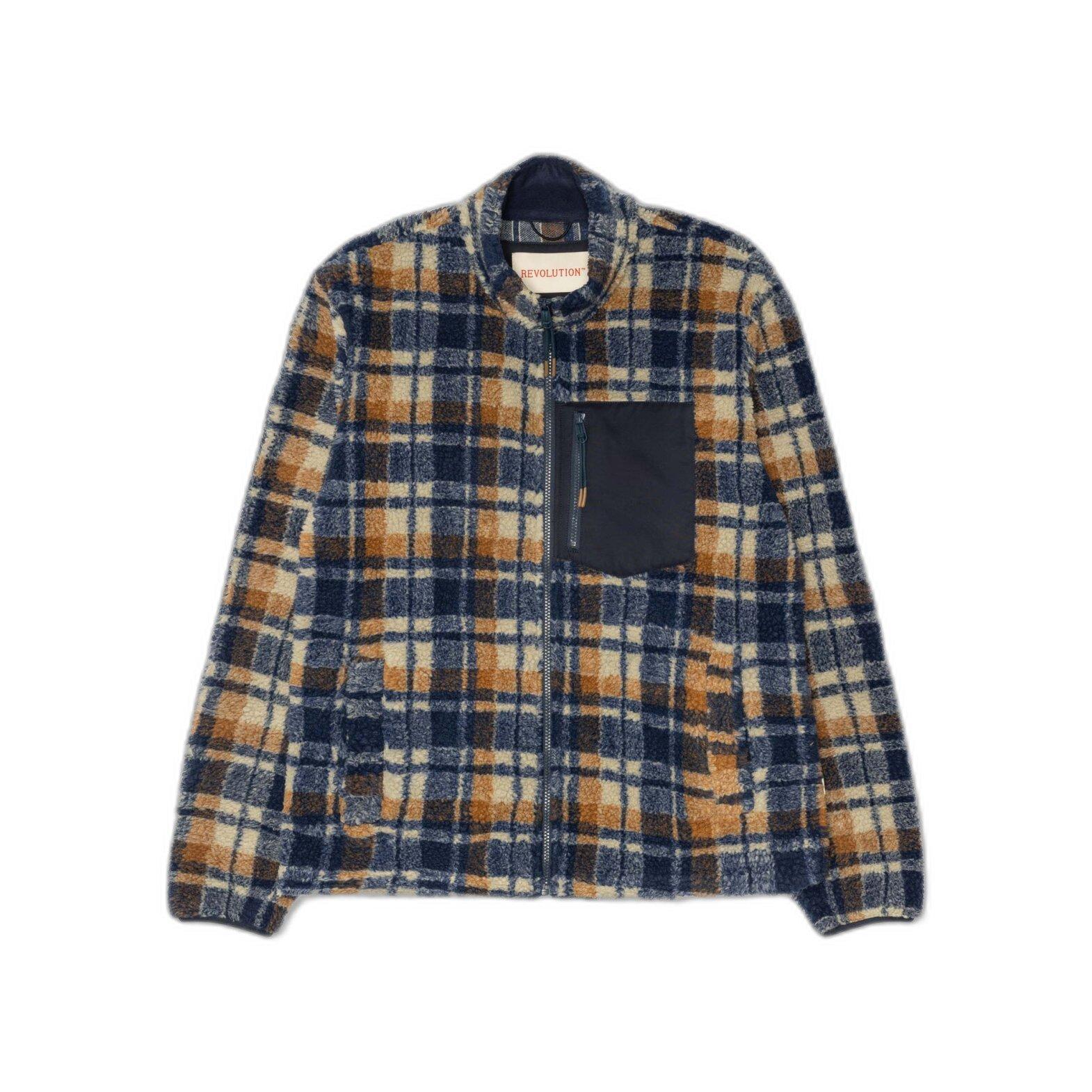 Image of Kurze Jacke Aus Bedruckte Plüsch Allover Unisex M