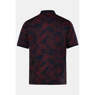 JP1880  Poloshirt, Halbarm, Allover-Print, Polokragen 