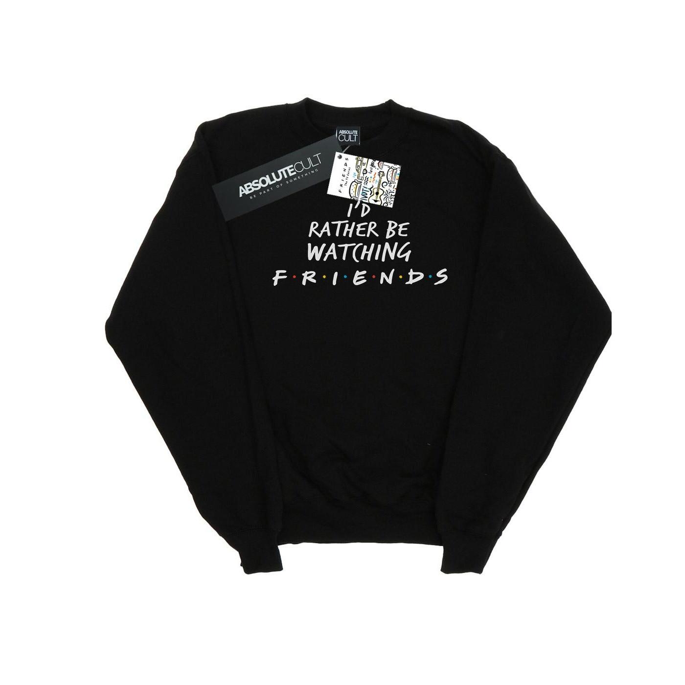 Image of Rather Be Watching Sweatshirt Damen Schwarz S