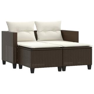 VidaXL Gartensofa poly-rattan  