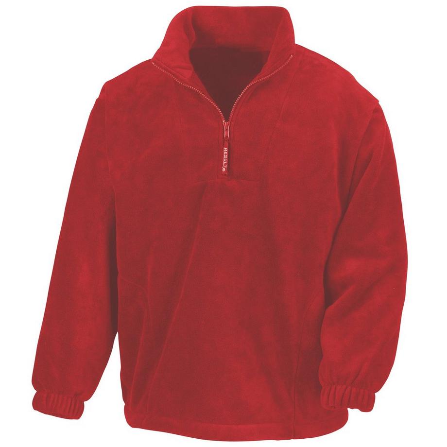 Result Fleece Pullover mit Reissverschluss  