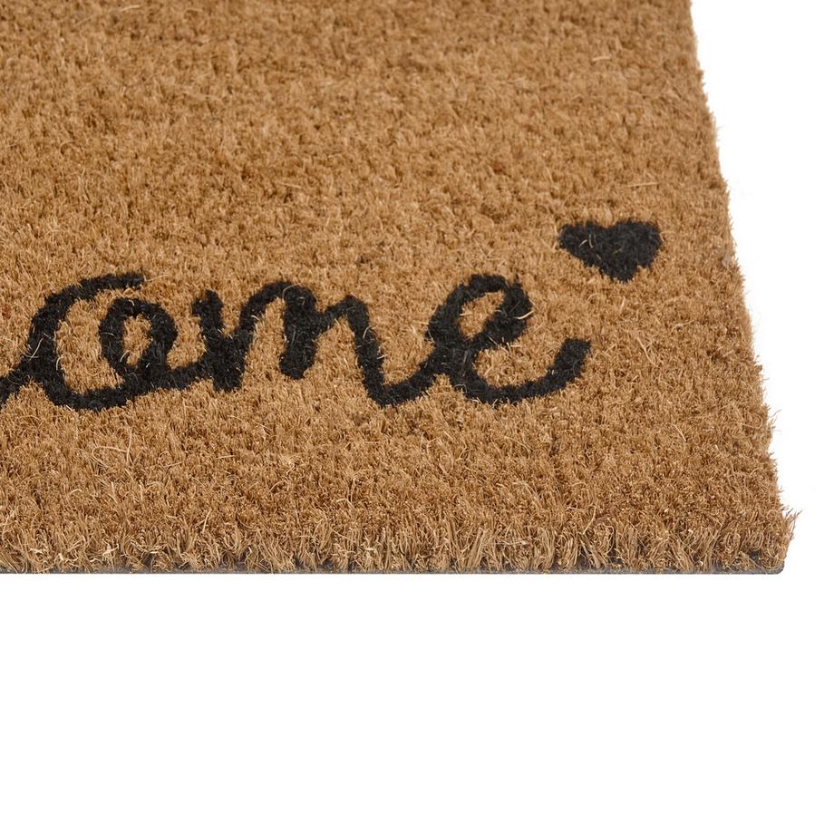 Beliani Tappetino da Ingresso en Fibra di Cocco  LEDIANAIA  