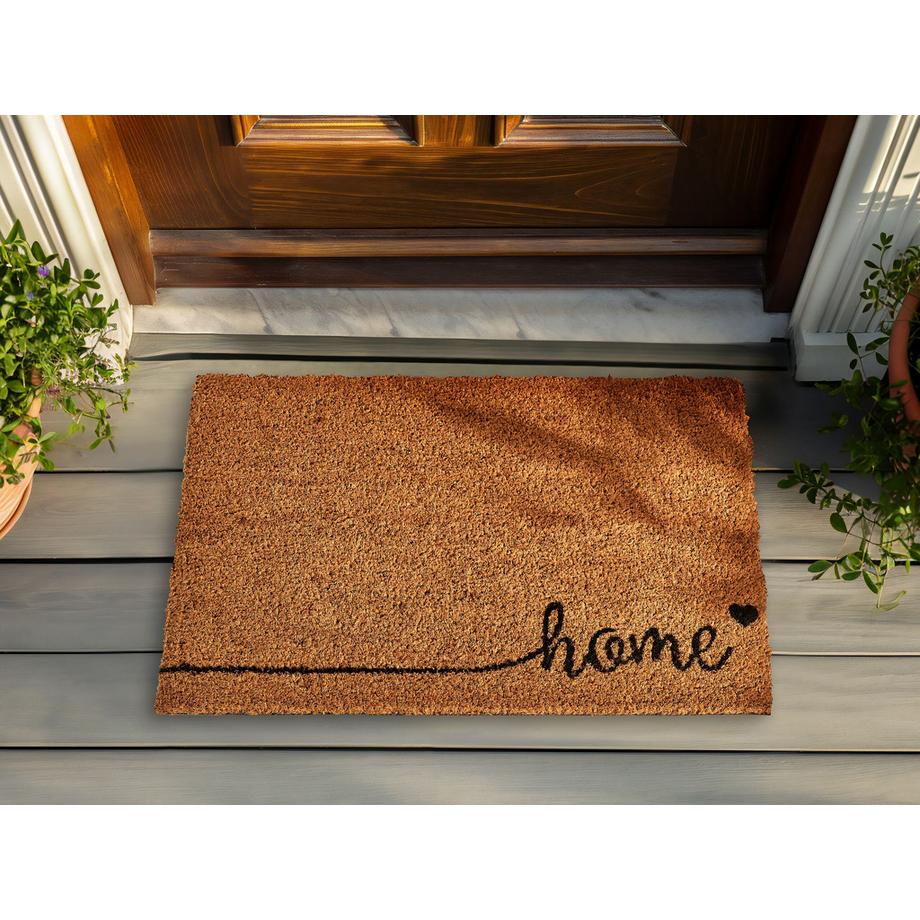 Beliani Tappetino da Ingresso en Fibra di Cocco  LEDIANAIA  