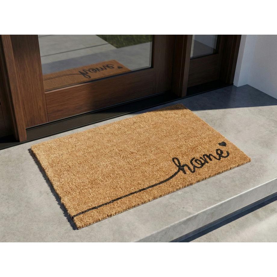 Beliani Tappetino da Ingresso en Fibra di Cocco  LEDIANAIA  