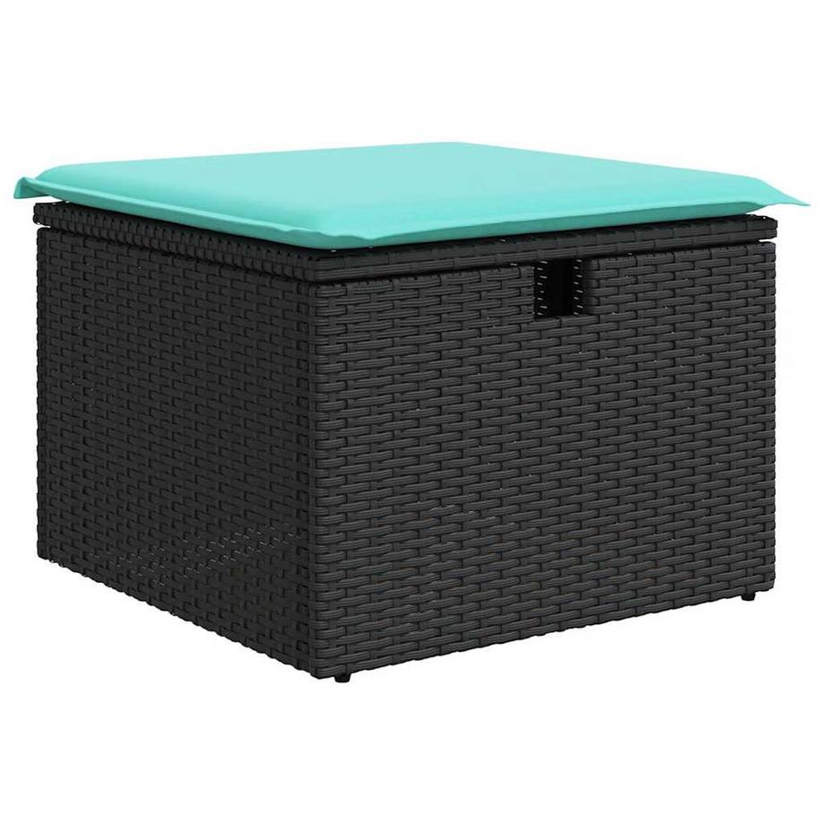 VidaXL set divano da giardino Polirattan  