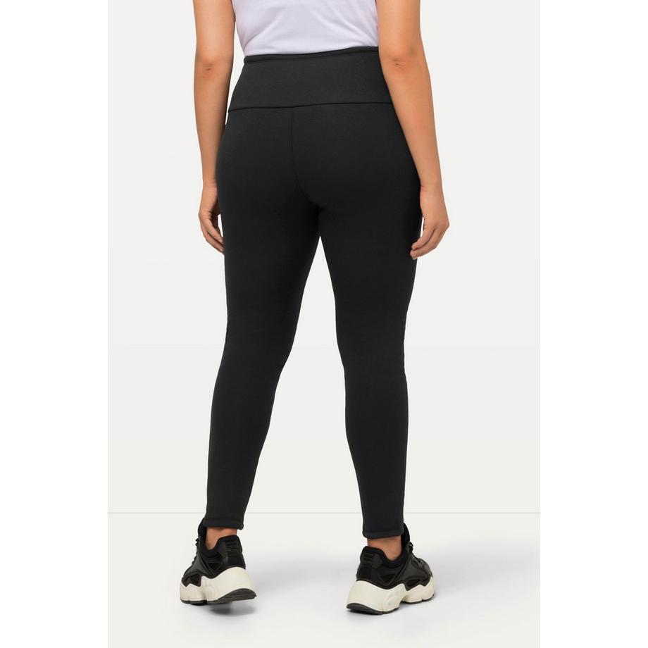 Ulla Popken High Waist Leggings mit Webfellfutter  