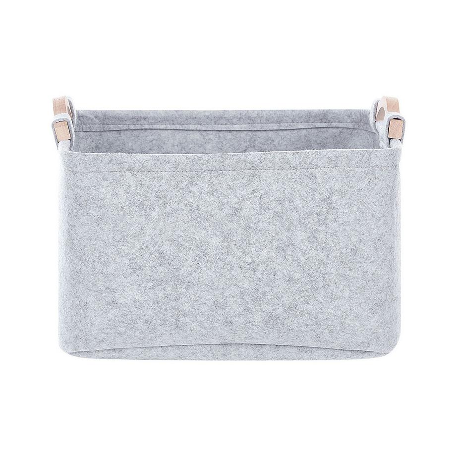 Beliani Lot de 3 paniers en Feutre Scandinave BAYSAI  