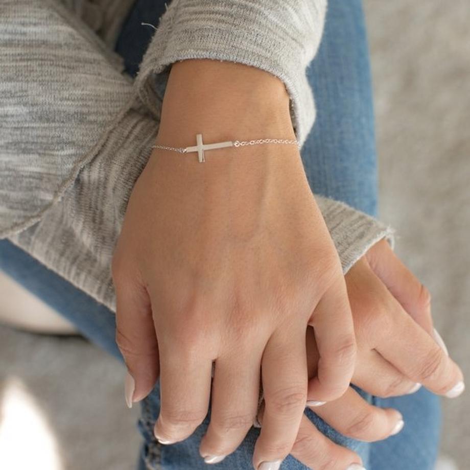 Rafaela Donata  Femme Bracelet en argent Croix 
