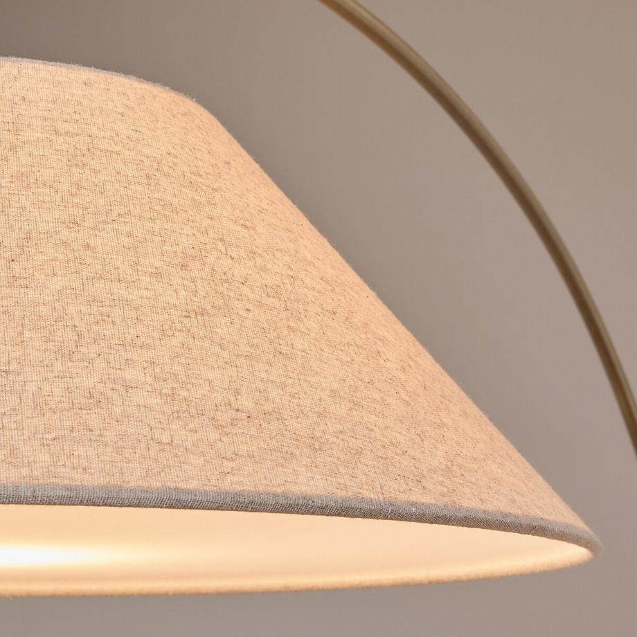 AM.PM Flexible Wandleuchte NESTWOOD aus massiver Eiche und Leinen  