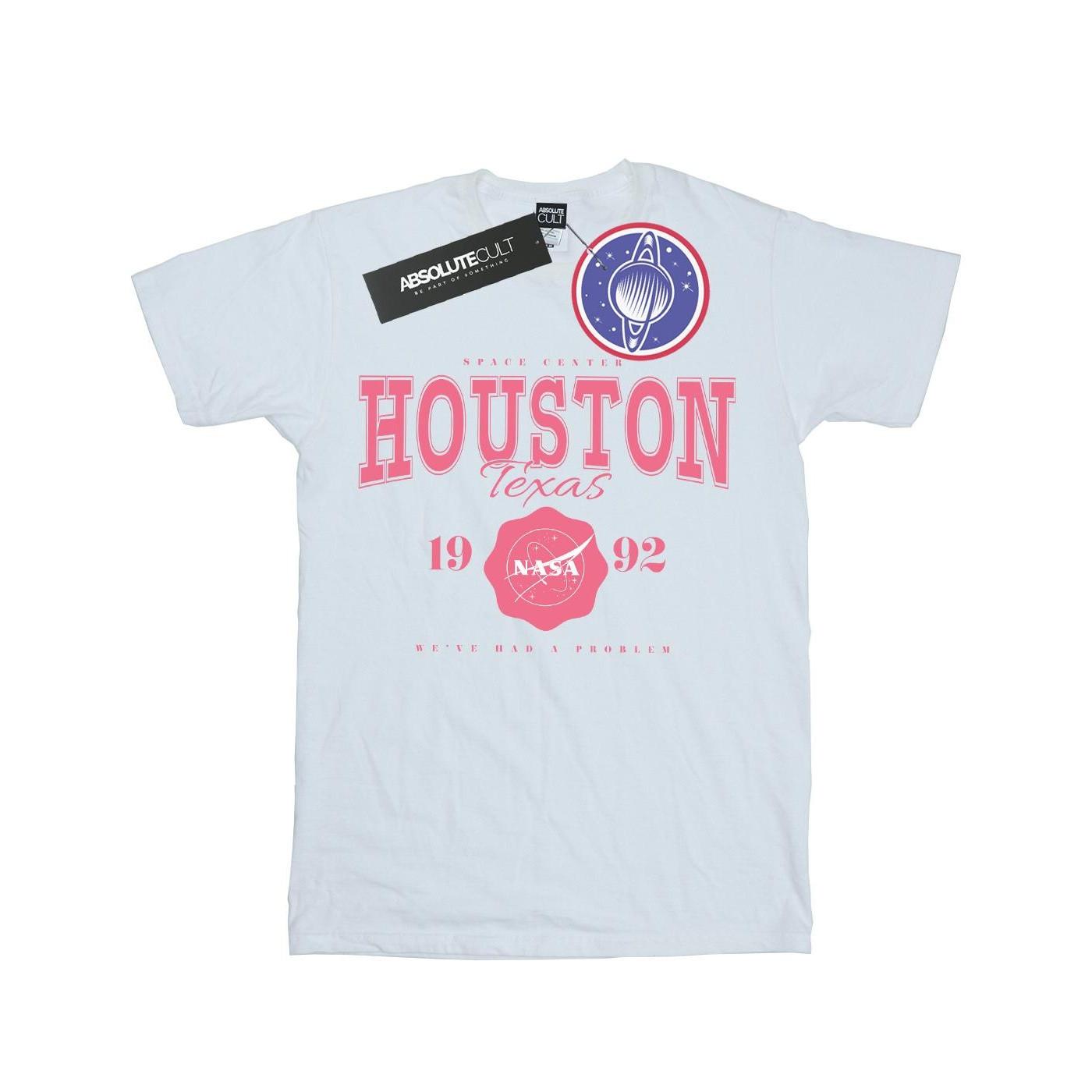 Image of Houston We've Had A Problem Tshirt Damen Weiss XL