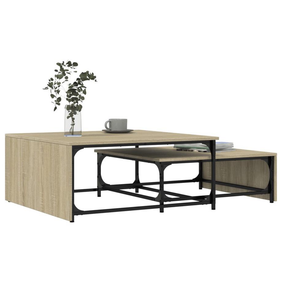 VidaXL Table basse gigogne  