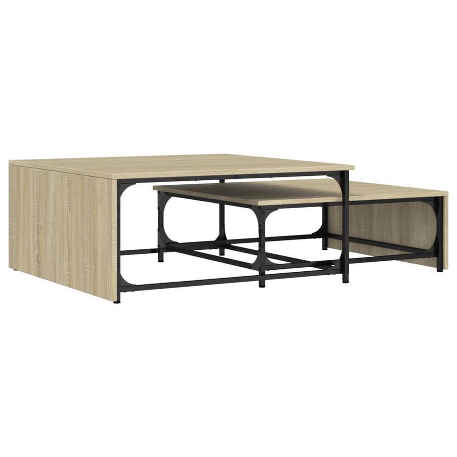 VidaXL Table basse gigogne  