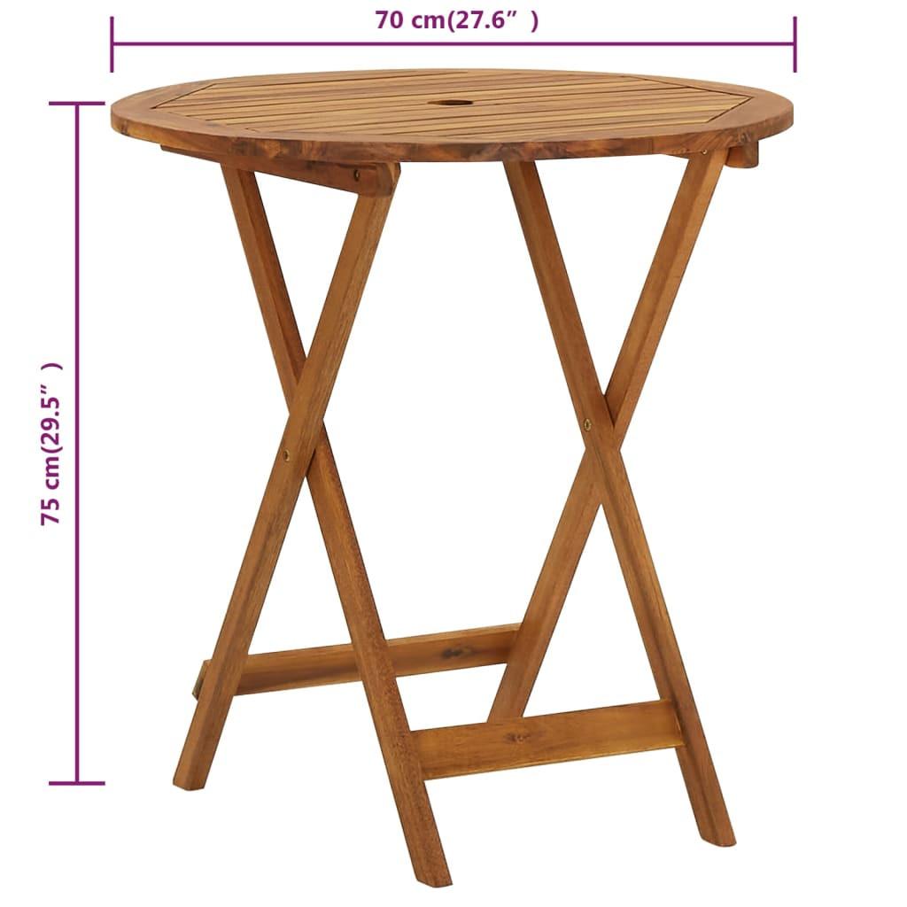 VidaXL tavolo Legno di acacia  