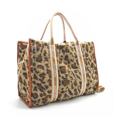 VIMODA Darby Borsa Shopper Stampa Leopardata  