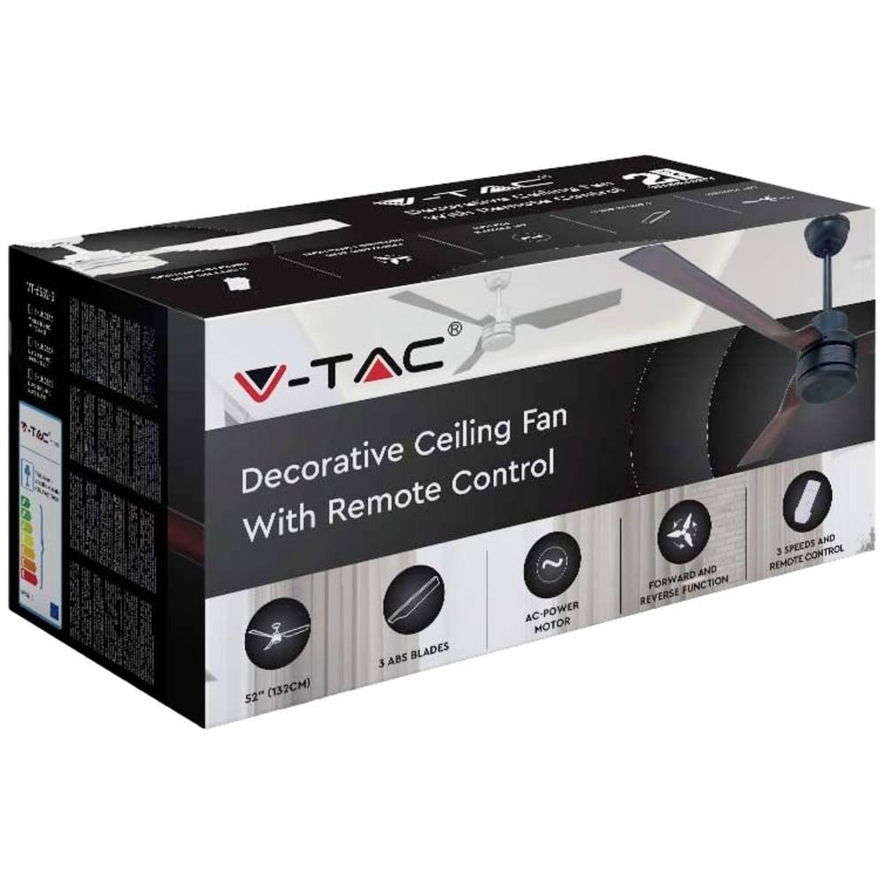 V-TAC VT-6552-3 Deckenventilator 65 W (Ø) 132 cm Bronze  