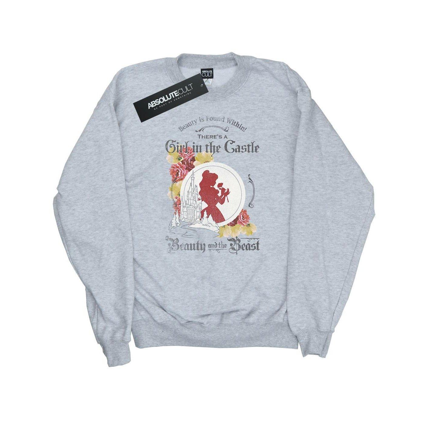 Image of Girl In The Castle Sweatshirt Damen Grau M