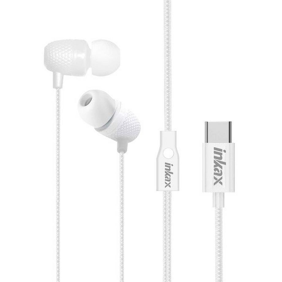 Avizar  Auricolari cablati USB-C Inkax bianco 