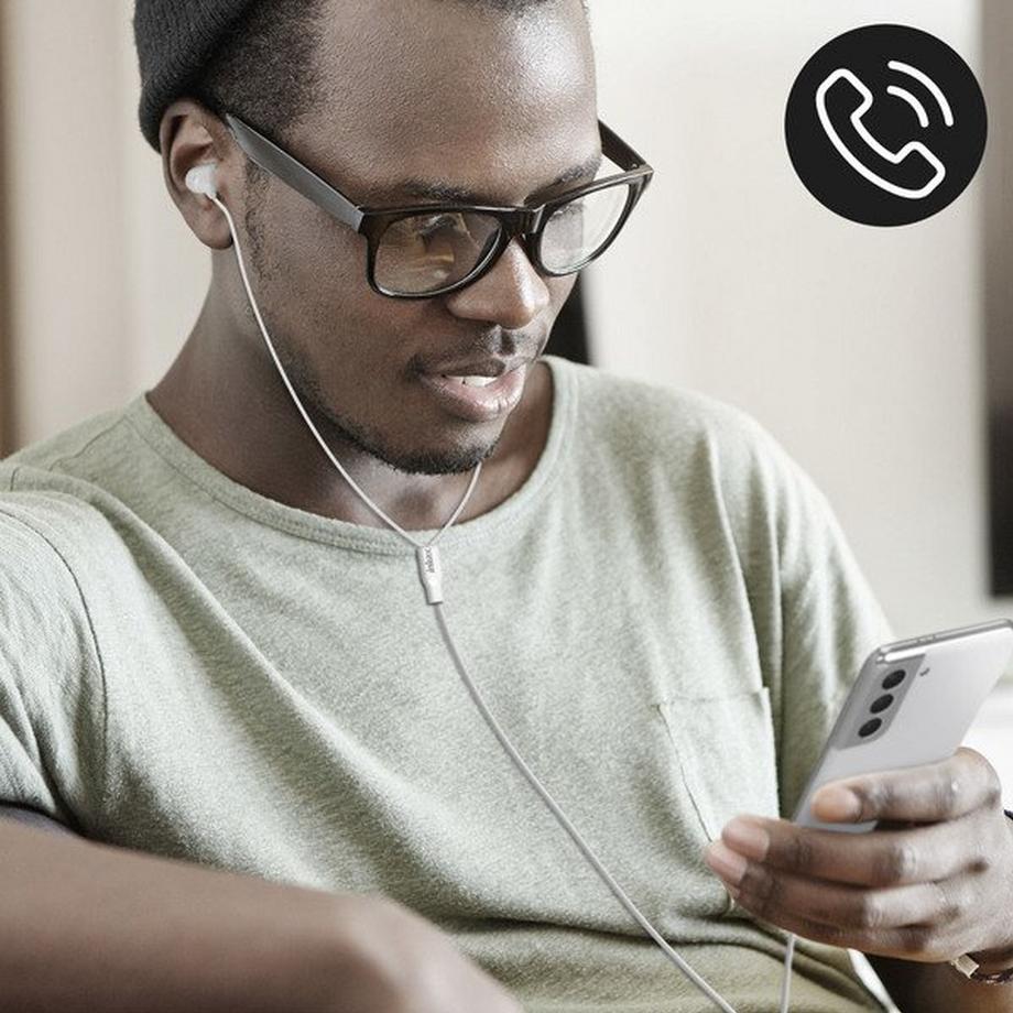 Avizar  Auricolari cablati USB-C Inkax bianco 