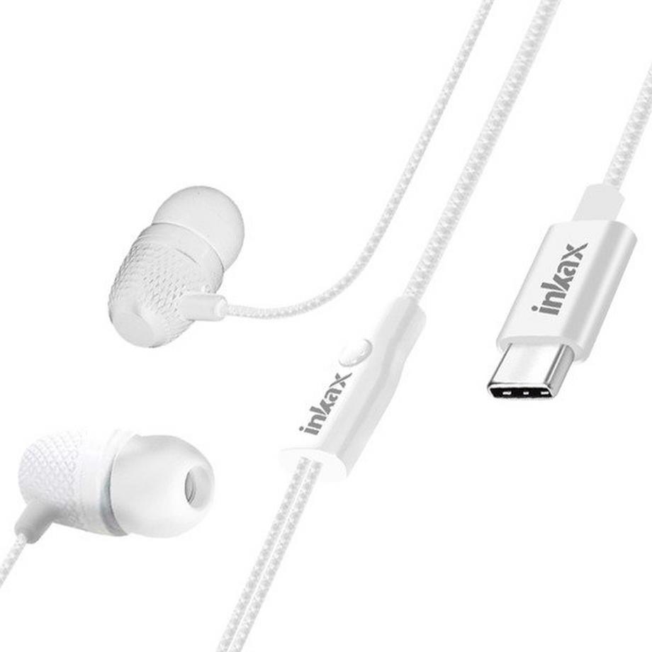 Avizar  Auricolari cablati USB-C Inkax bianco 