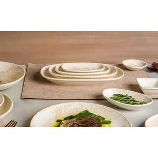 Bonna Assiette de service - Nacrous -  Porcelaine - lot de 2  