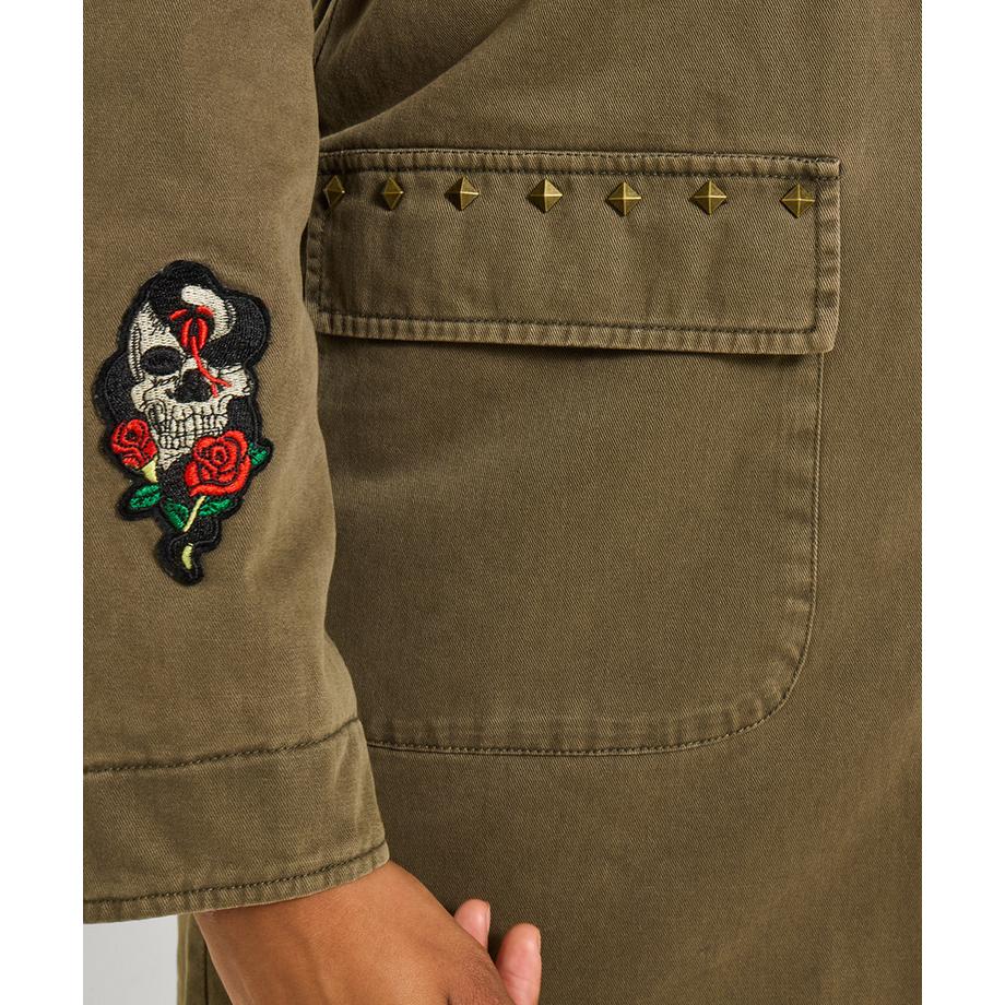 Joe Browns Parka mit Abzeichen und Stickerei  