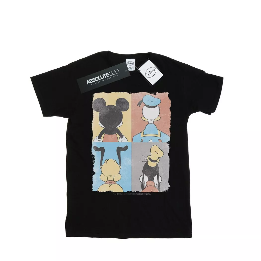Disney - Four Backs TShirt, für Damen, Schwarz, Größe XL