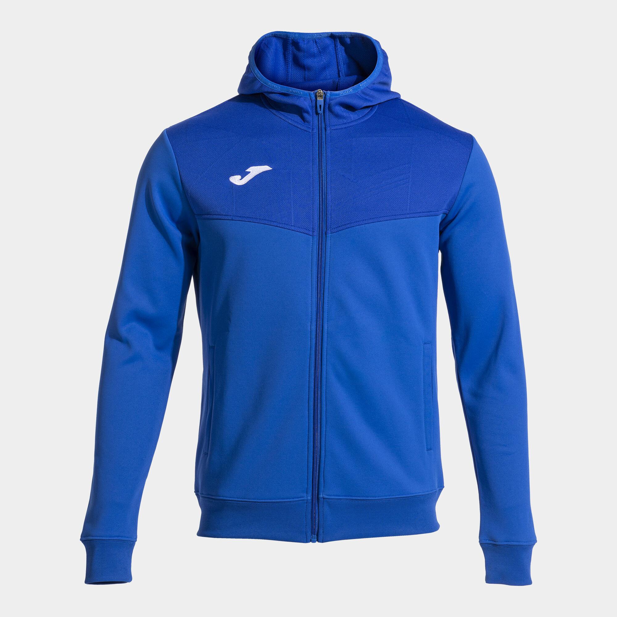 Image of Sweatjacke Mit Kapuze Campus Street Unisex Königsblau M
