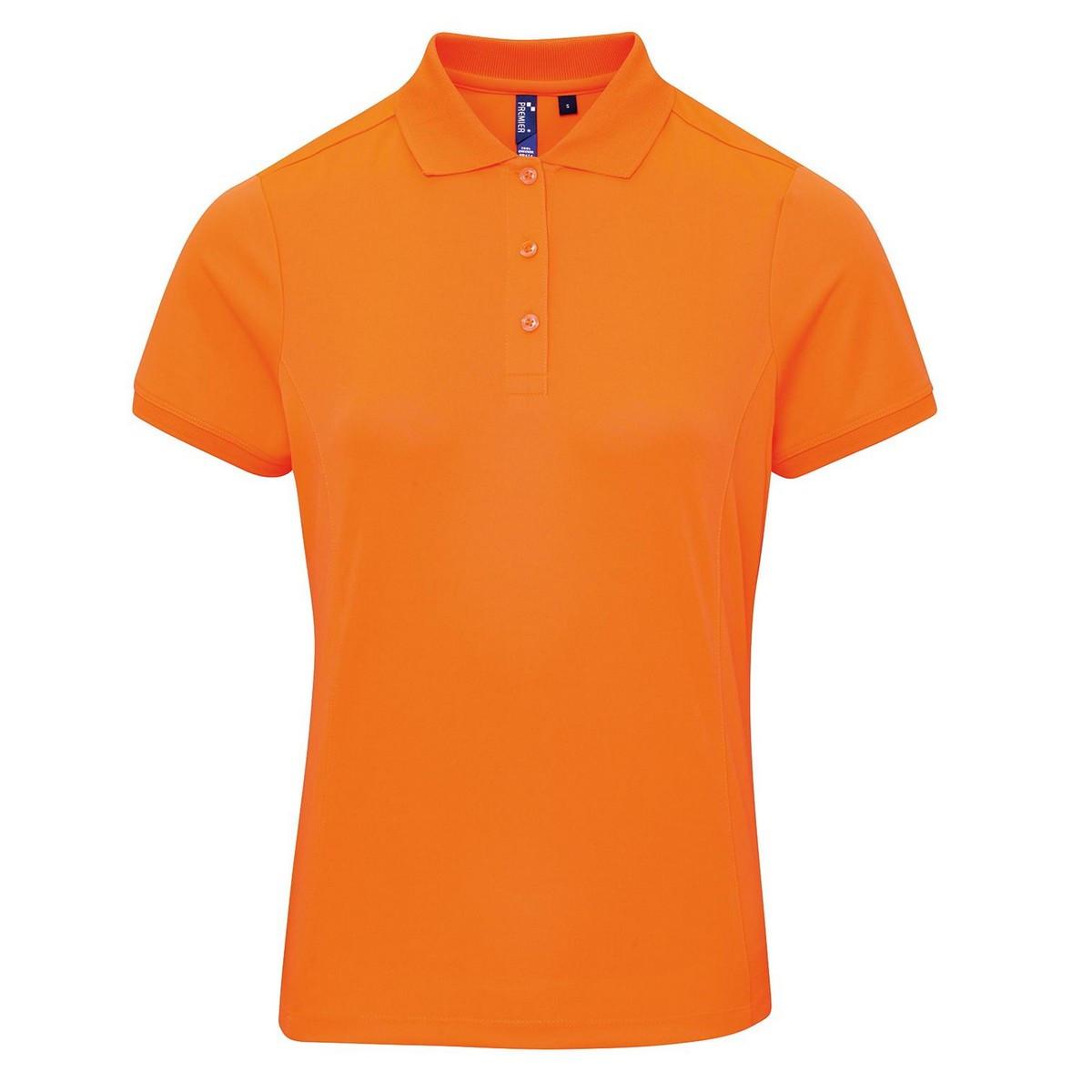 Image of Coolchecker Poloshirt Damen Orange 38