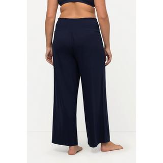 Ulla Popken  Pantalon Marlene à jambe large et taille élastique 