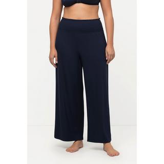 Ulla Popken  Pantalon Marlene à jambe large et taille élastique 