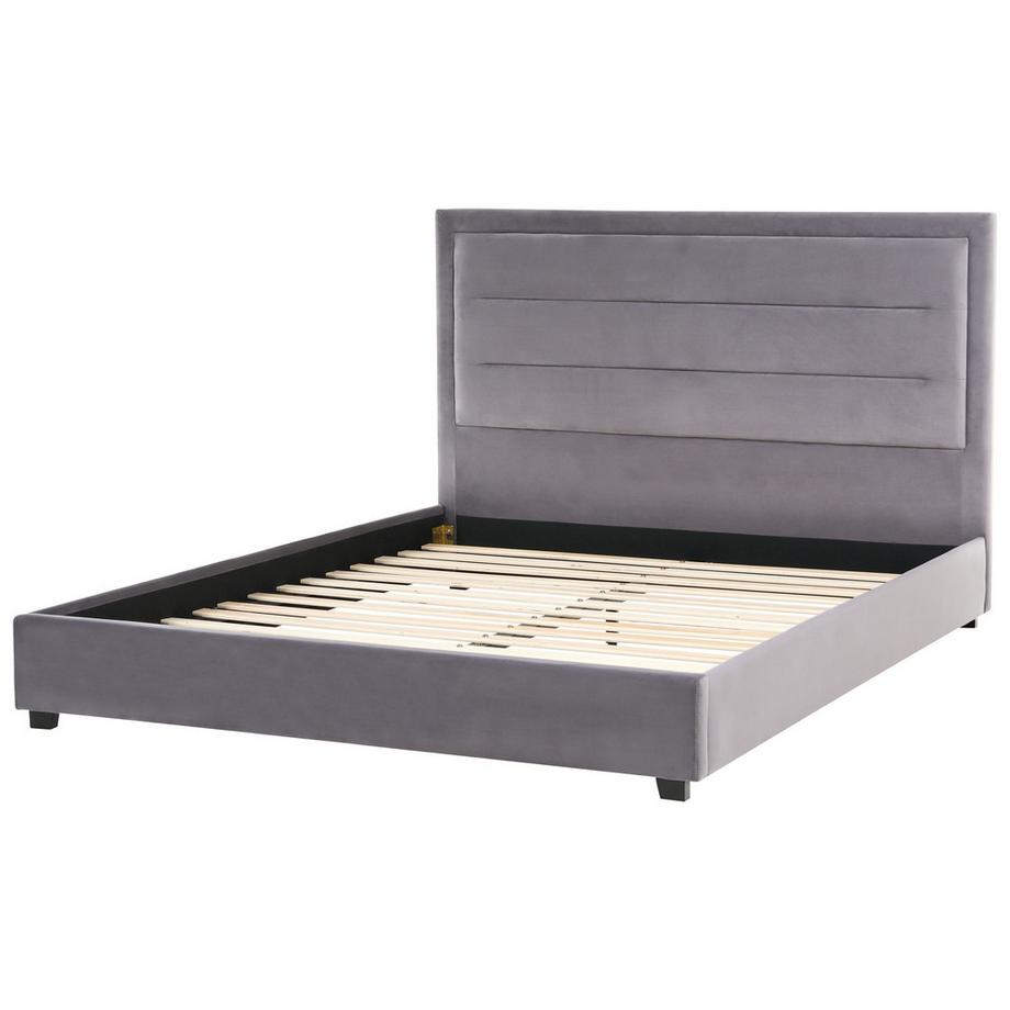 Beliani Letto en Velluto Moderno ROUEN  