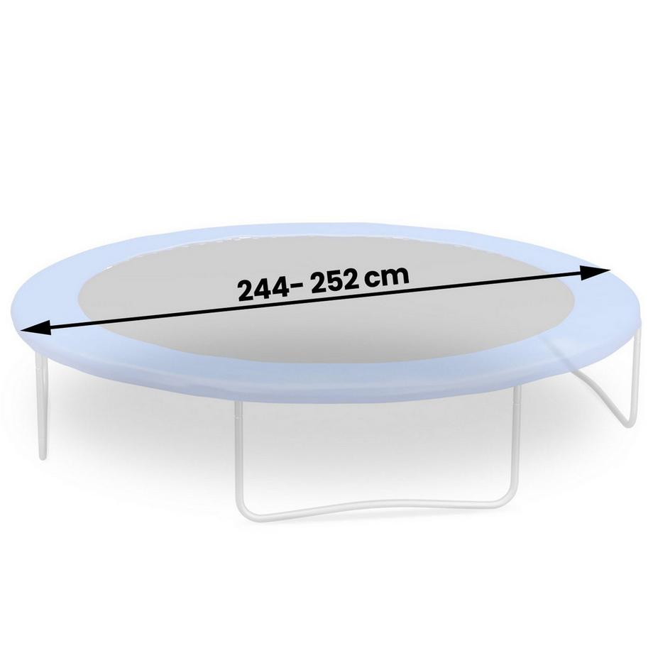 B2X Trampolino con tappeto per 252 cm, 42 molle, 8ft - Neo-Sport  