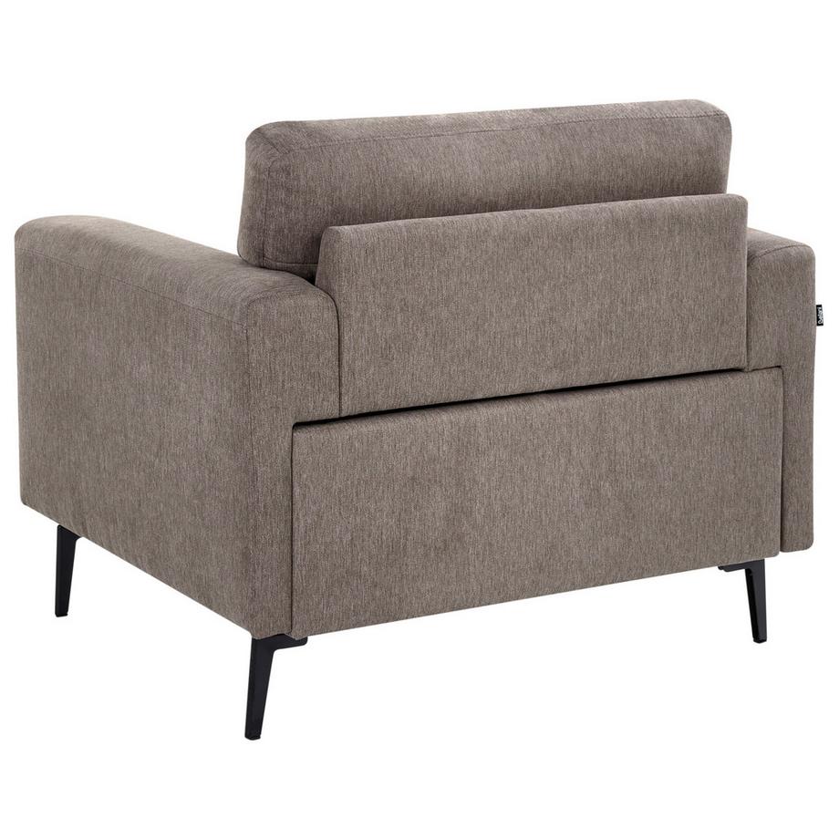 Beliani Sessel aus Stoff Industriell LOUSTO  