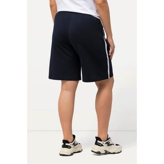 Ulla Popken  Shorts di jersey con taglio della gamba ampio, cintura elastica e laccetto 