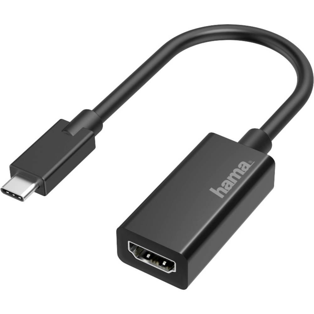 hama  Adaptateur vidéo fiche USB-C - prise HDMI, Ultra-HD 4K 