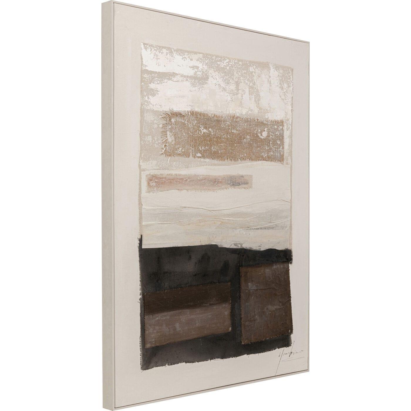 KARE Design Quadro incorniciato Lontano marrone 90x120  