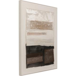 KARE Design Tableau encadré Lontano marron 90x120  