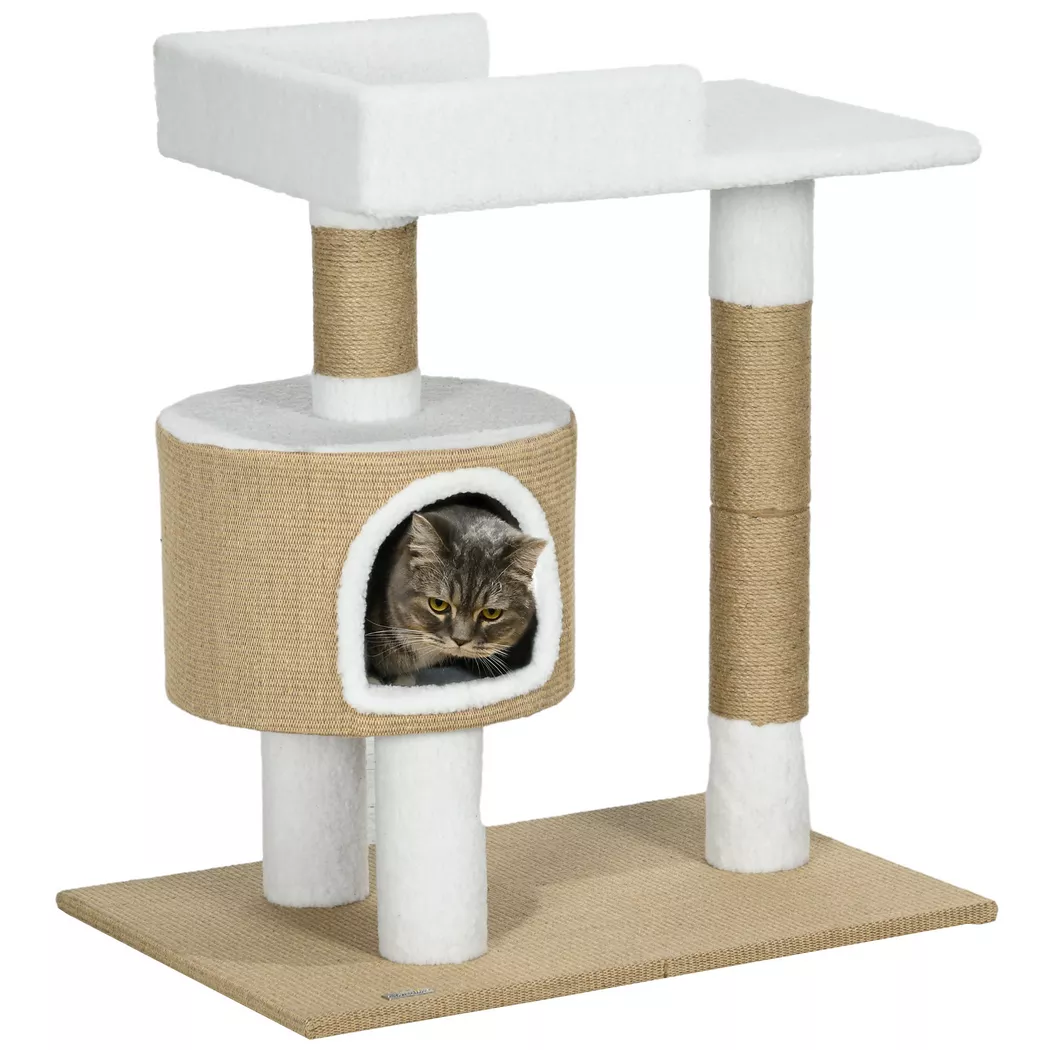 PawHut - Kratzbaum, One Size, Braun