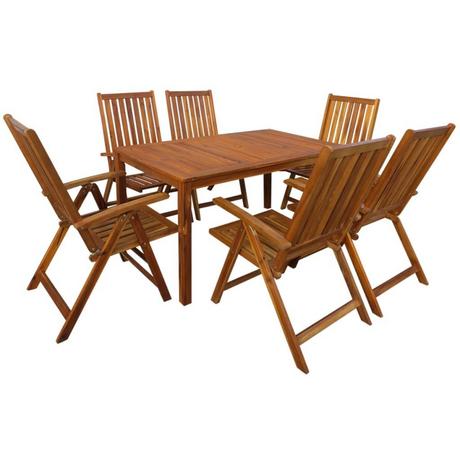 VidaXL set da pranzo Legno  