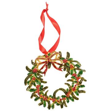 Pendente in metallo corona natal Winter Collage Accessoires