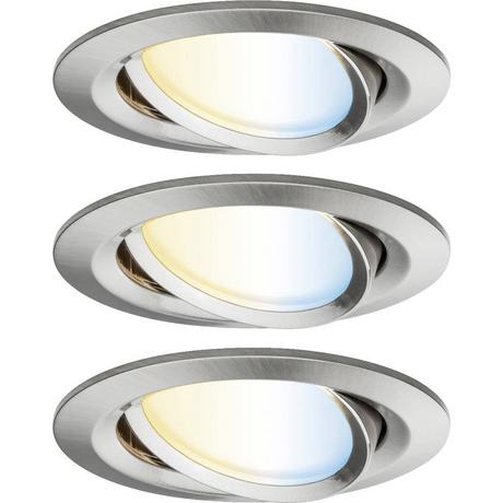 Paulmann LED-Einbauleuchte Nova Plus Coin 3er-Set  