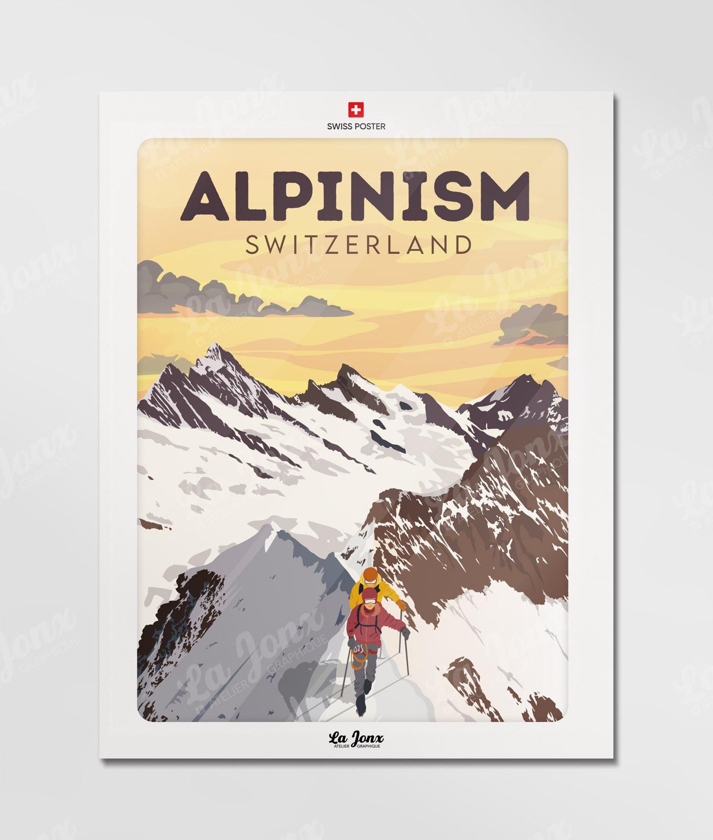 La-Jonx Alpinism - Poster  