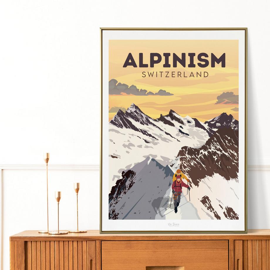 La-Jonx Alpinism - Poster  